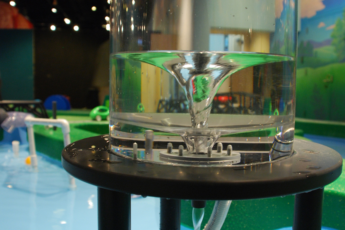 vortex on the Bettendorf water table